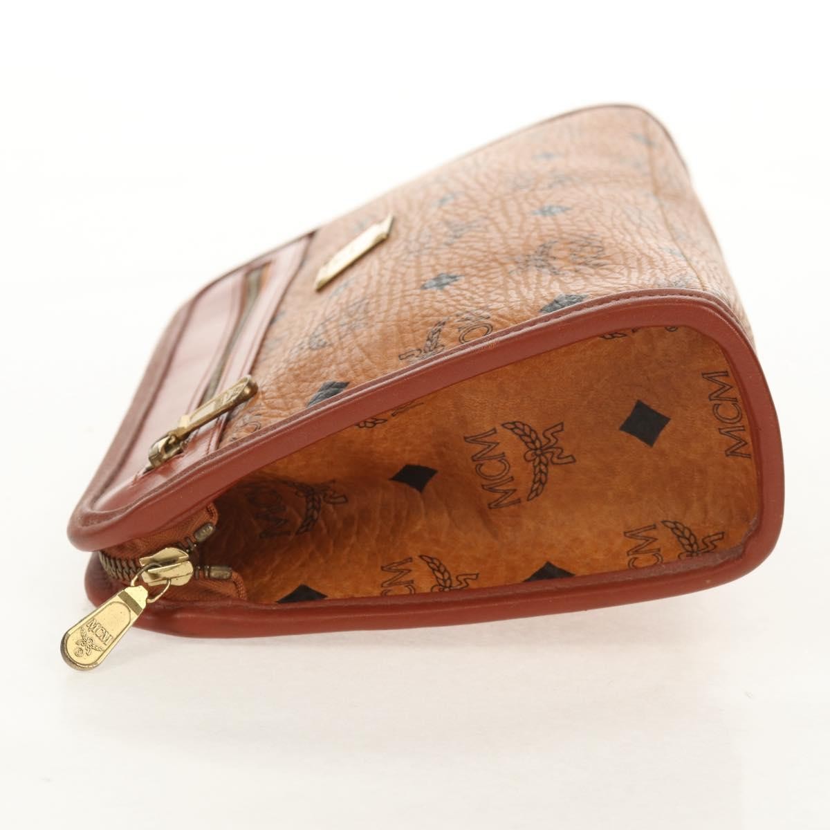 Mcm Visetos pouch Brown Canvas Good condition - Inside View