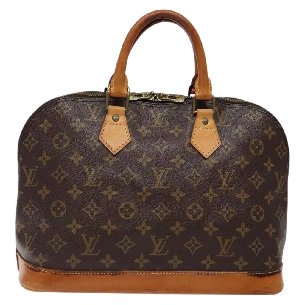 Louis Vuitton Alma Handbag Brown Canvas Fair condition - Back View