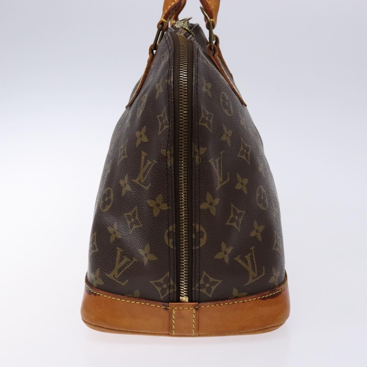 Louis Vuitton Alma Handbag Brown Canvas Fair condition - Model View