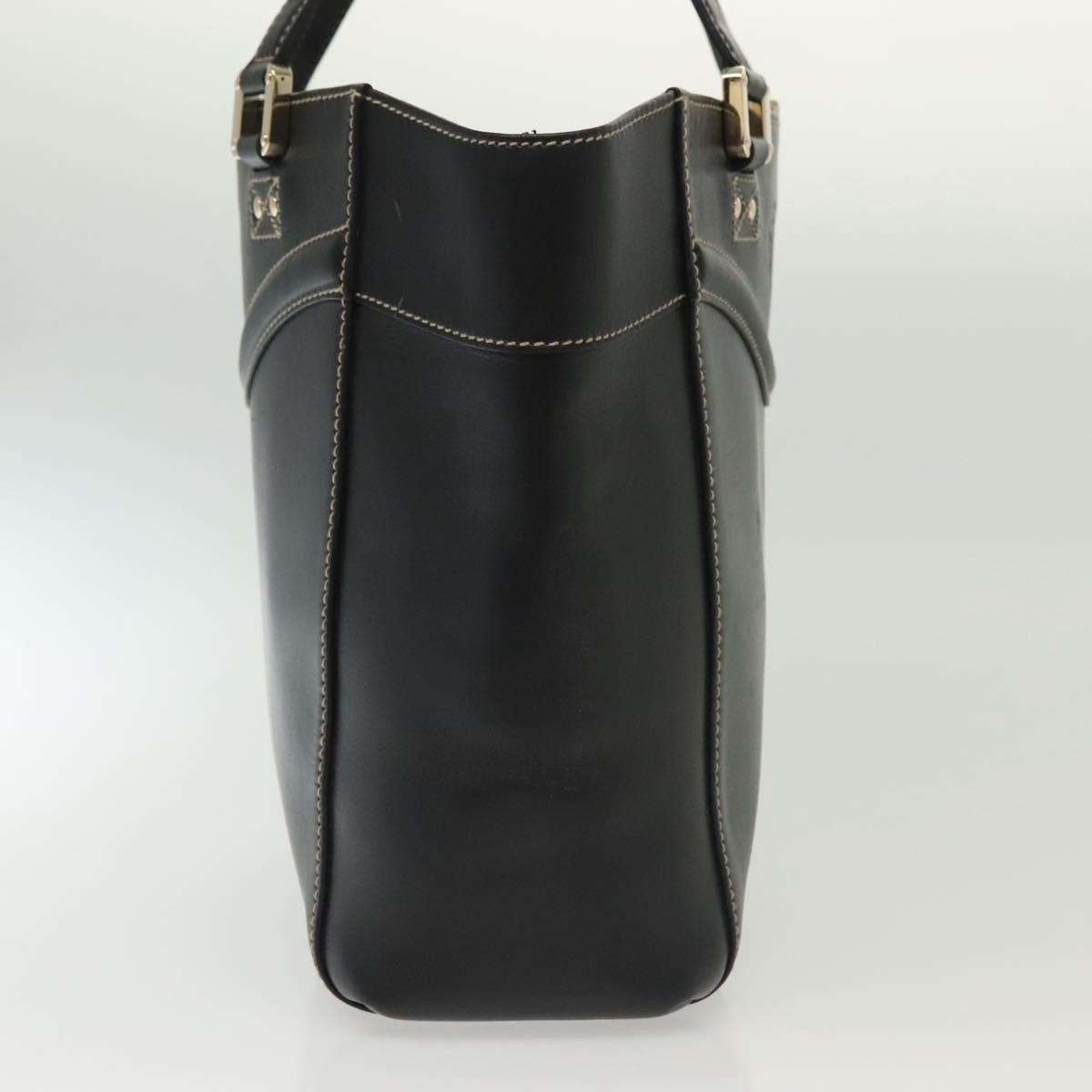 Gucci Tote Bag Black Leather Good condition - Model View