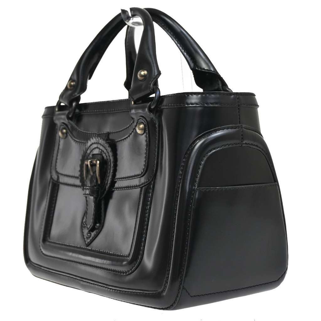 Celine Boogie Satchel Black Leather Good condition - Inside View