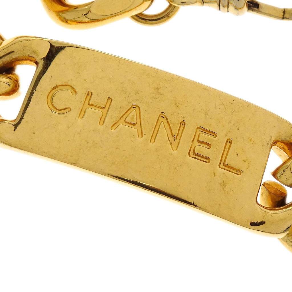 Chanel Vintage Medallion Chain Belt Gold Good condition - Inside View