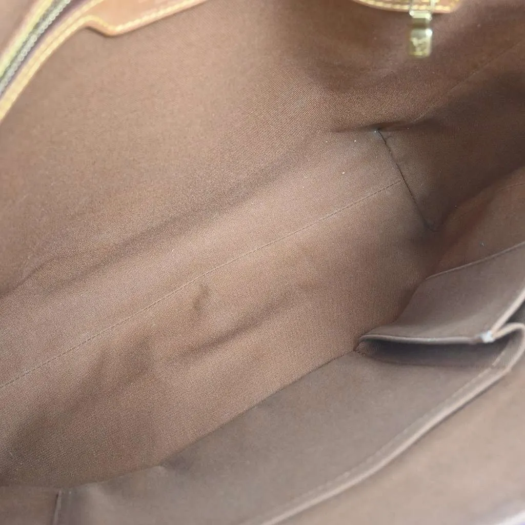 Louis Vuitton Abbesses Messenger Bag Brown Canvas Good - Inside View