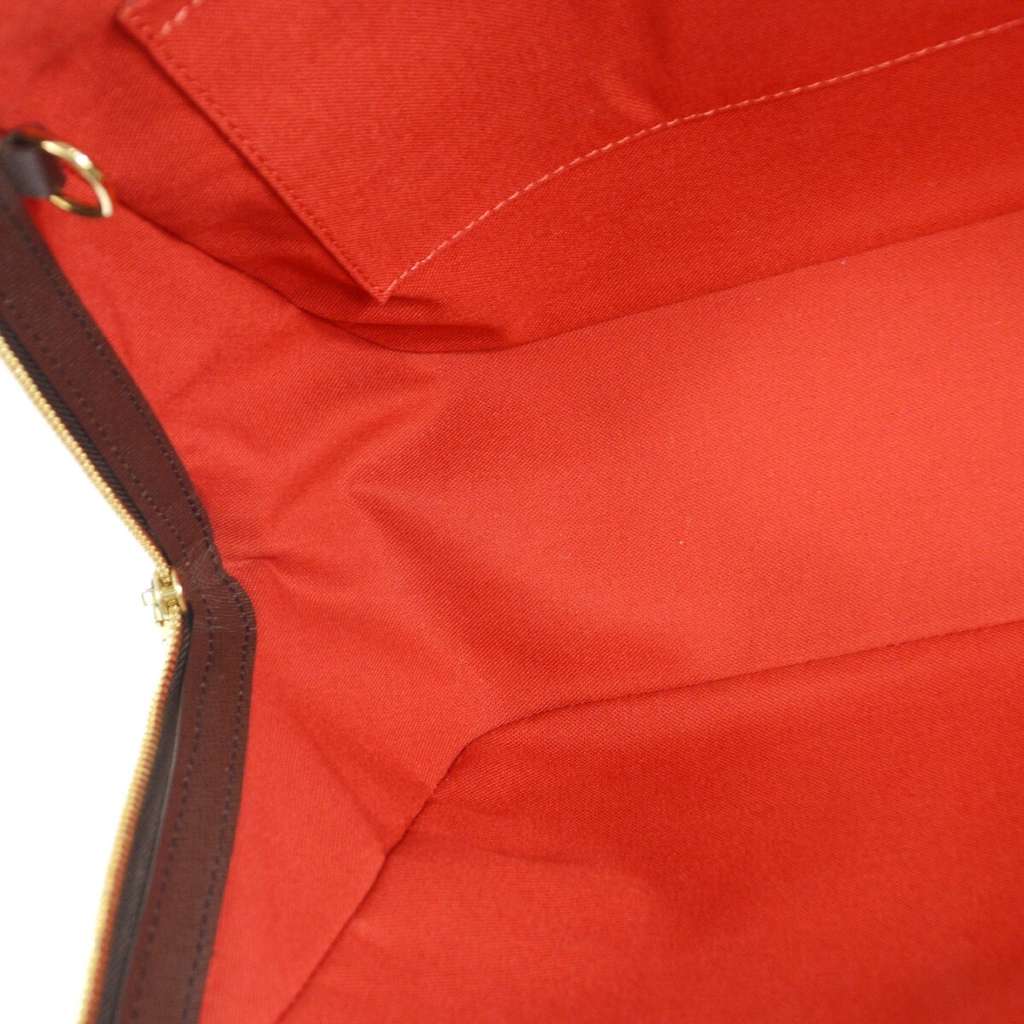 Louis Vuitton Belem Handbag Brown Canvas Good condition - Inside View