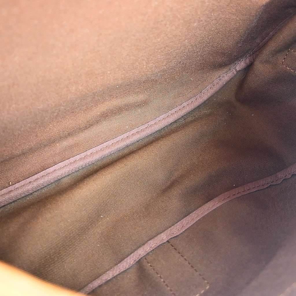 Louis Vuitton Saumur Handbag Brown Canvas Good condition - Inside View