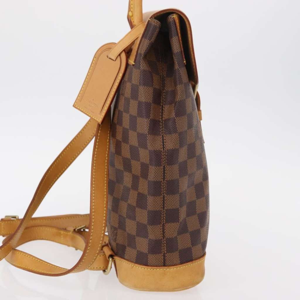 Louis Vuitton Arlequin Backpack Brown Canvas Fair condition - Model View