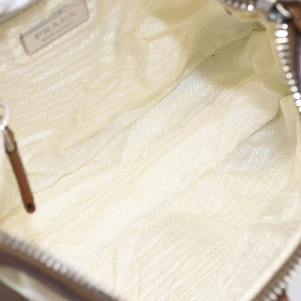 Prada Vintage Shoulder Bag Beige Good condition - Box View