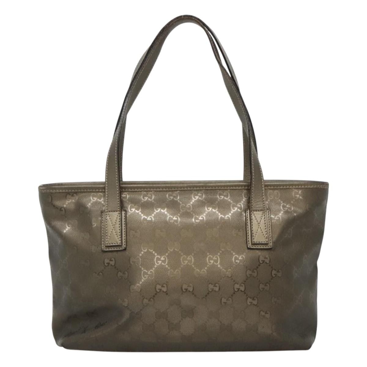 Gucci Plus Tote Khaki Canvas Good condition - Back View