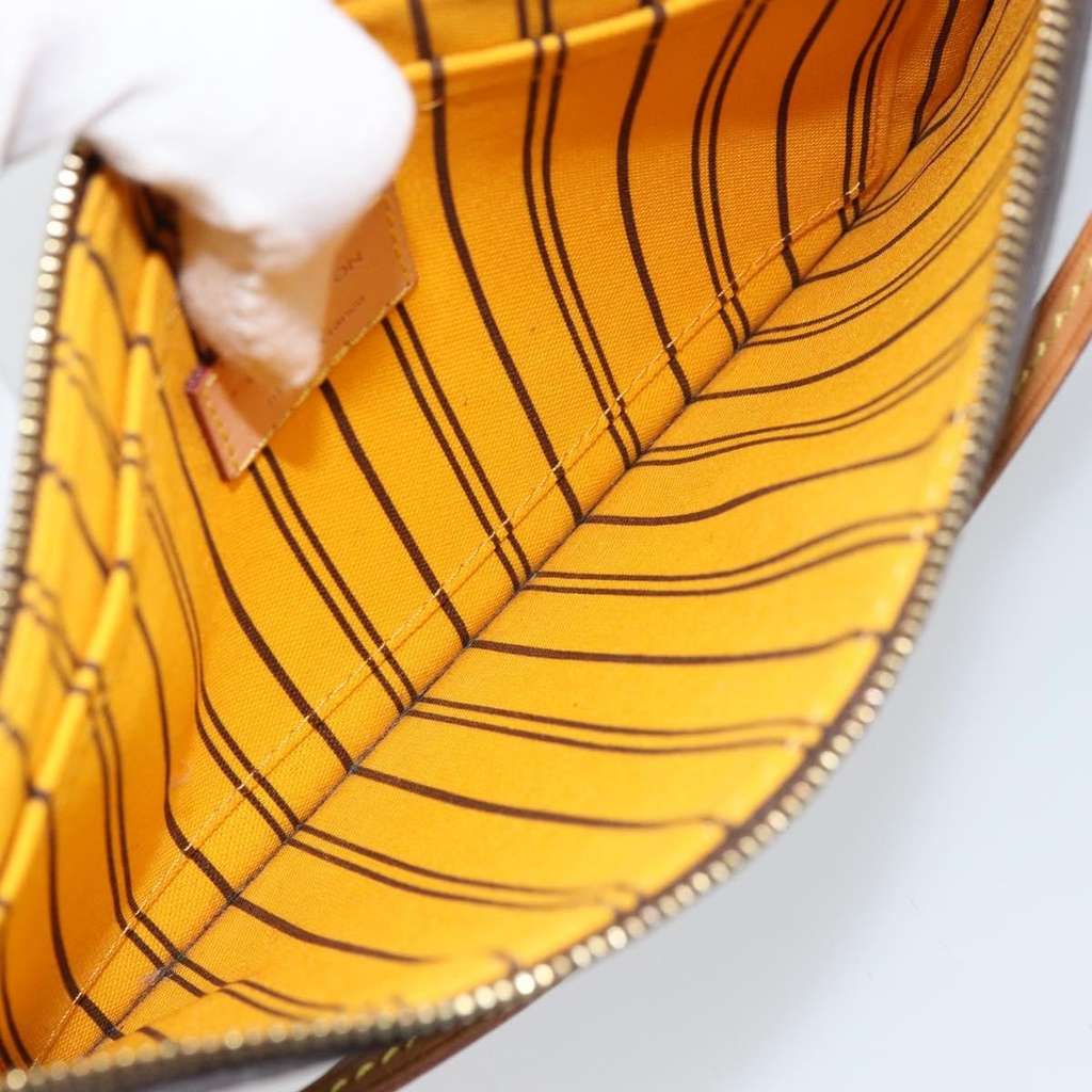 Louis Vuitton Neverfull Pochette Brown Canvas Good condition - Box View