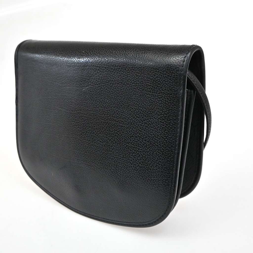 Christian Dior Vintage Honeycomb Flap Crossbody Bag Black Good condition - Inside View