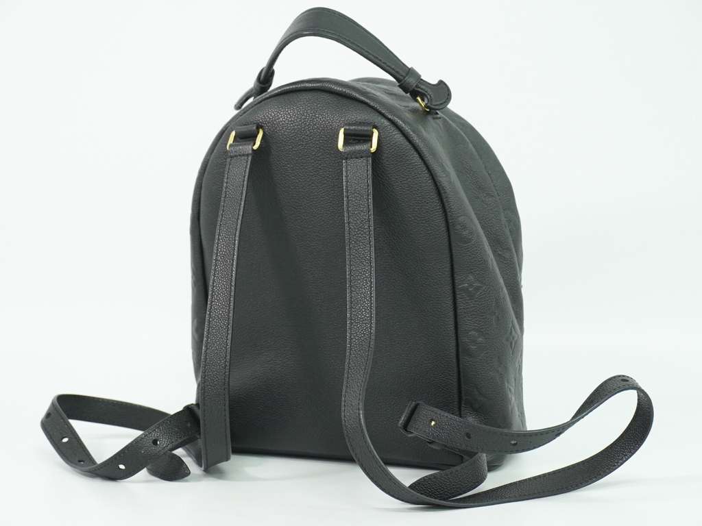 Louis Vuitton Sorbonne Backpack Black Leather Good condition - Back View