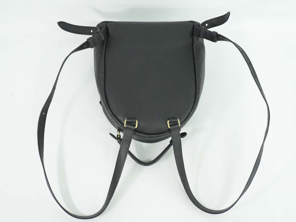 Louis Vuitton Sorbonne Backpack Black Leather Good condition - Box View