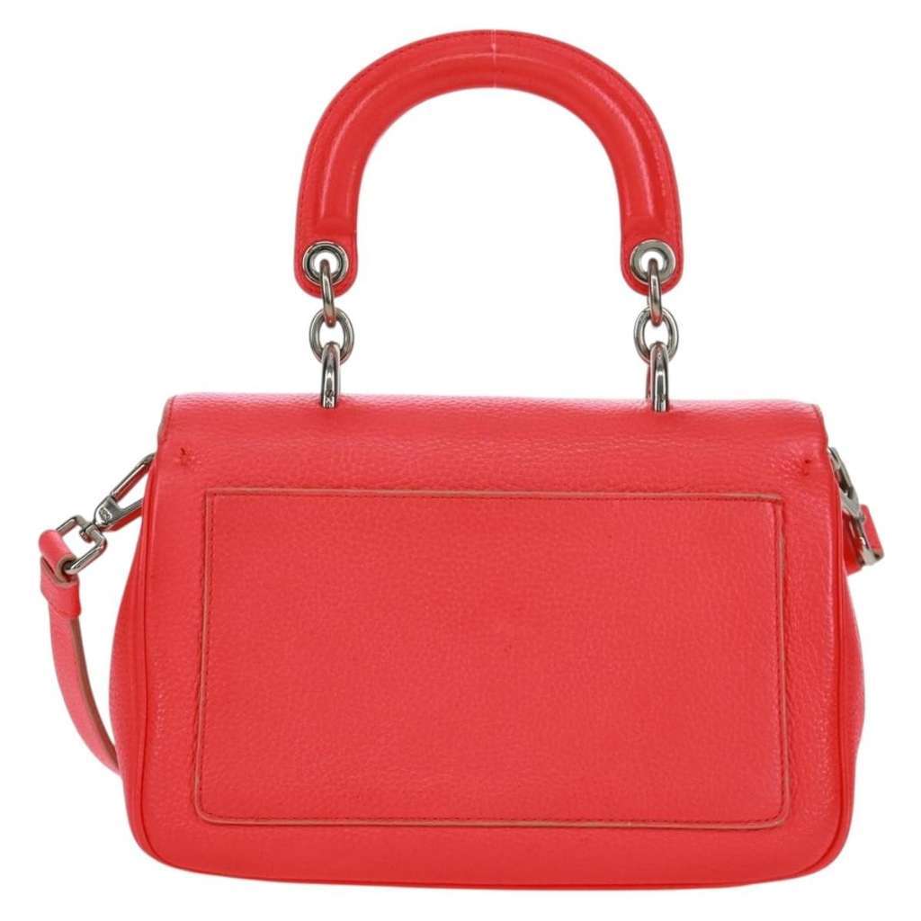 Christian Dior Be Dior Bag Red Leather Good condition - Back View