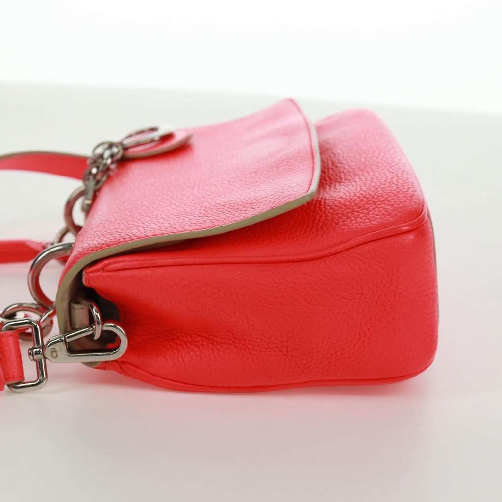 Christian Dior Be Dior Bag Red Leather Good condition - Inside View