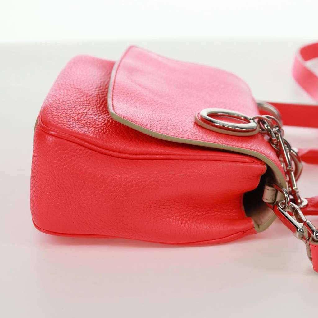 Christian Dior Be Dior Bag Red Leather Good condition - Model View