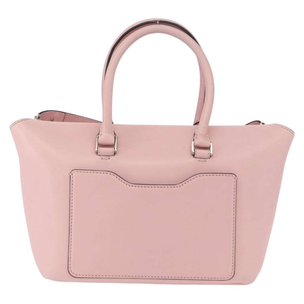 Valentino Garavani Demilune Flap Satchel Pink Leather Good condition - Back View