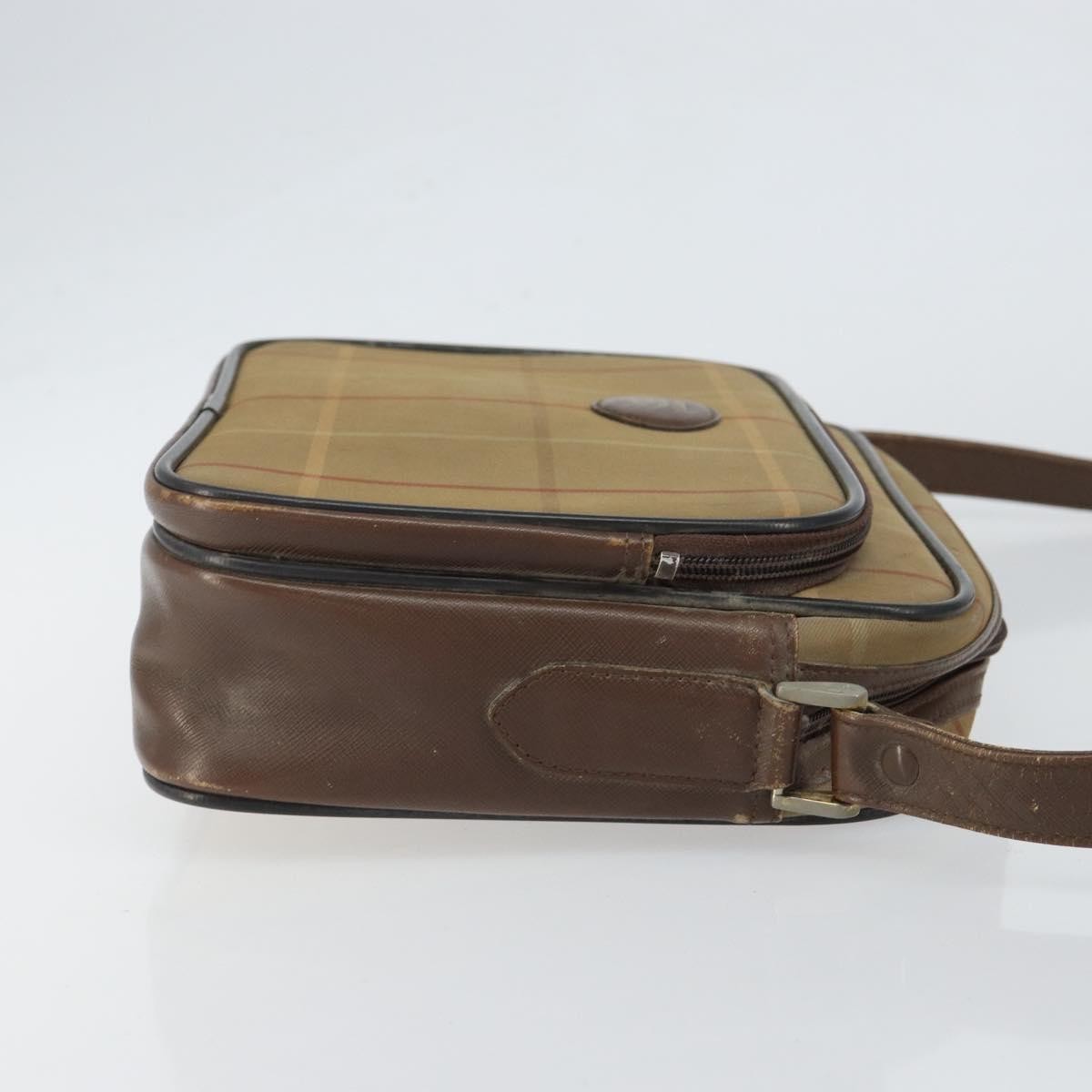 Burberry Nova check Shoulder bag Beige Canvas Good condition - Inside View