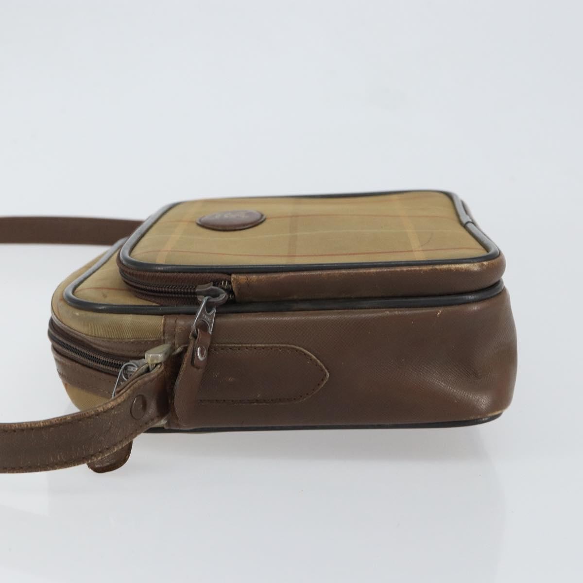 Burberry Nova check Shoulder bag Beige Canvas Good condition - Model View