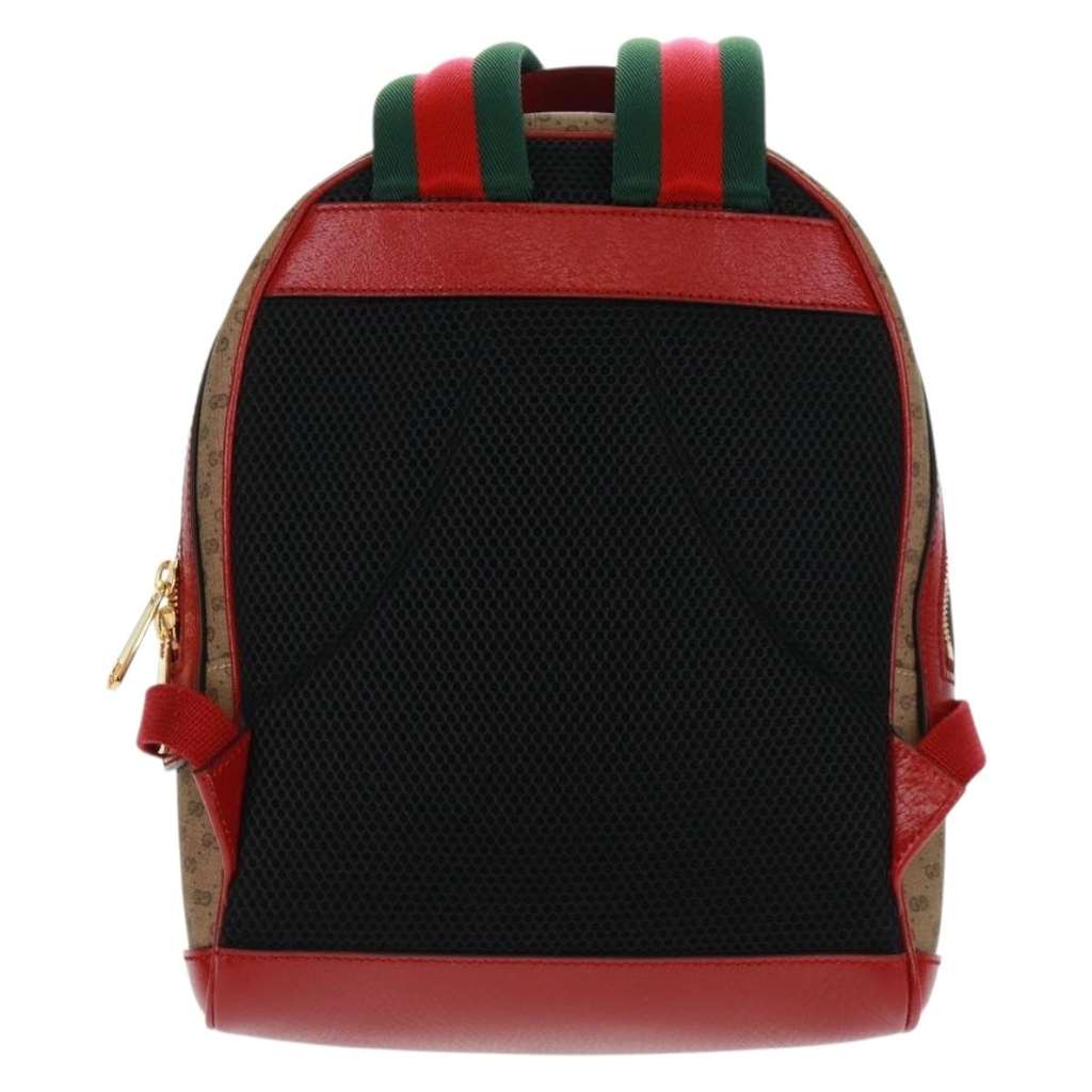 Gucci Doraemon Zip Backpack Beige Canvas Good condition - Back View