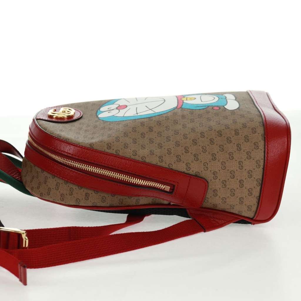 Gucci Doraemon Zip Backpack Beige Canvas Good condition - Inside View