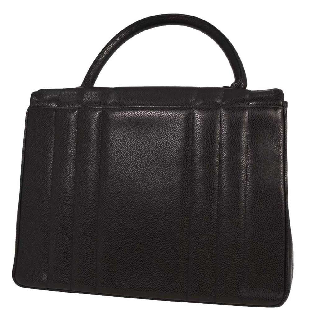 Chanel Vintage Top Handle Bag Black Good condition - Back View