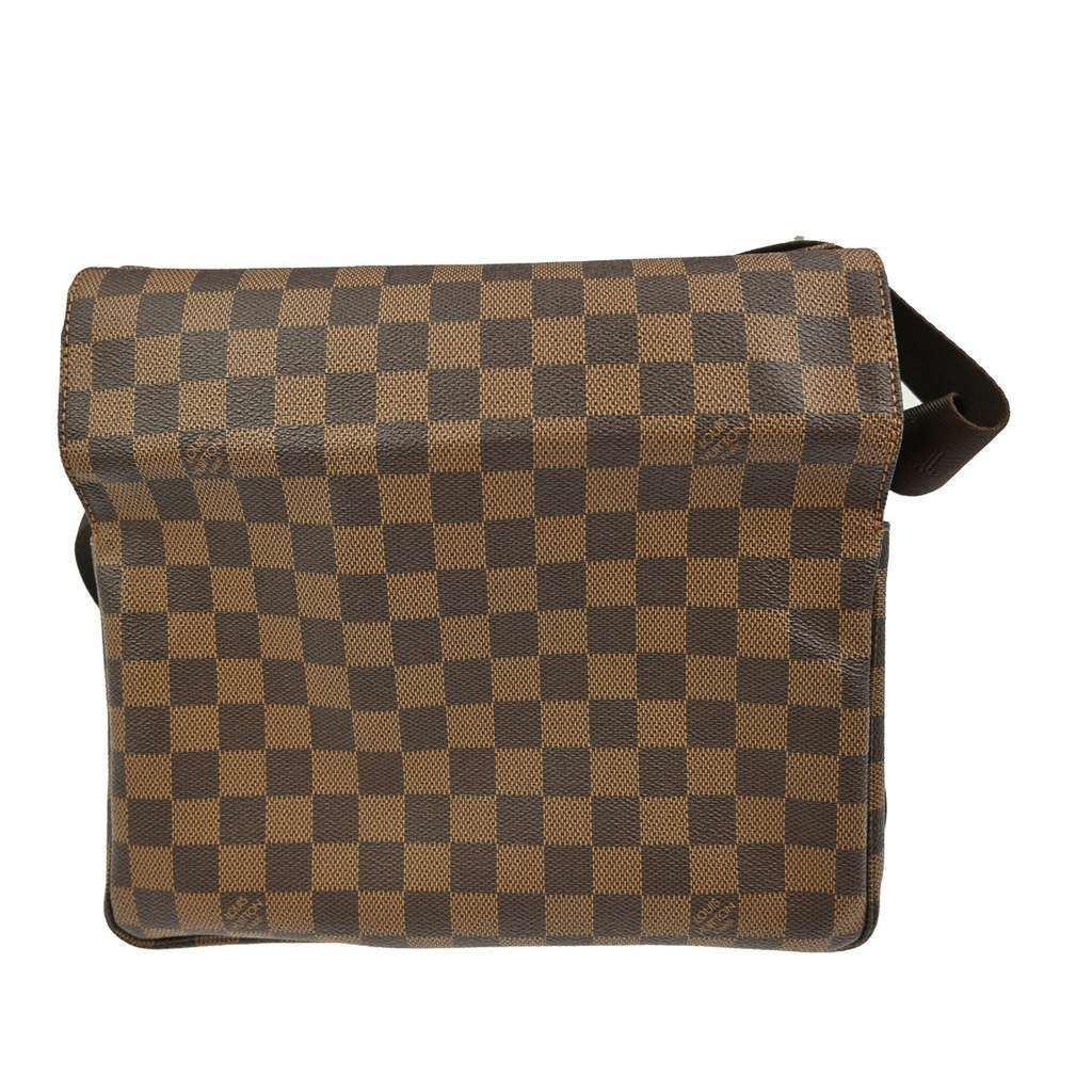 Louis Vuitton Naviglio Handbag Brown Canvas Good condition - Back View