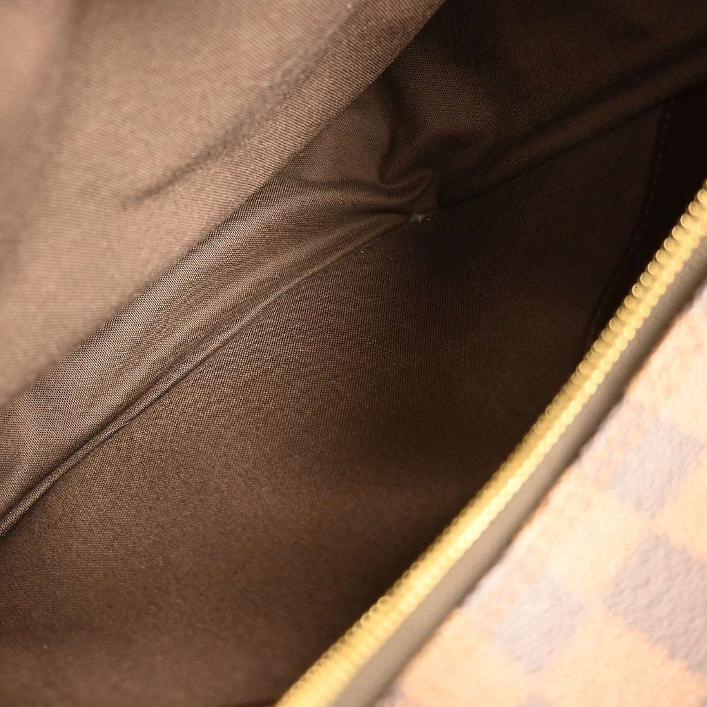 Louis Vuitton Naviglio Handbag Brown Canvas Good condition - Inside View