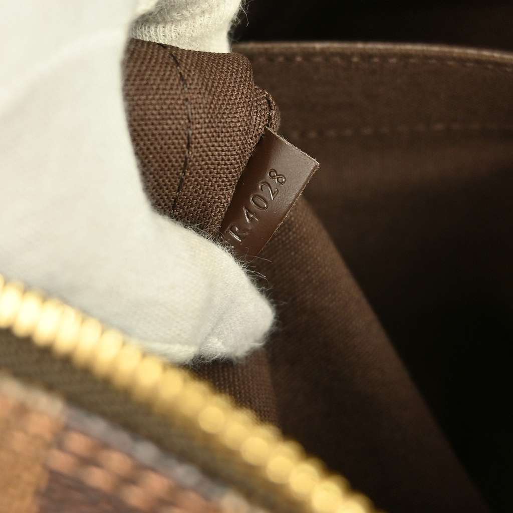 Louis Vuitton Naviglio Handbag Brown Canvas Good condition - Box View