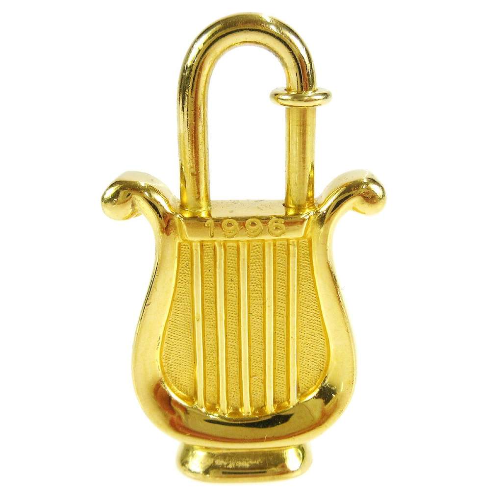 Hermès Harp Cadena Padlock Gold Gold Good condition - Back View
