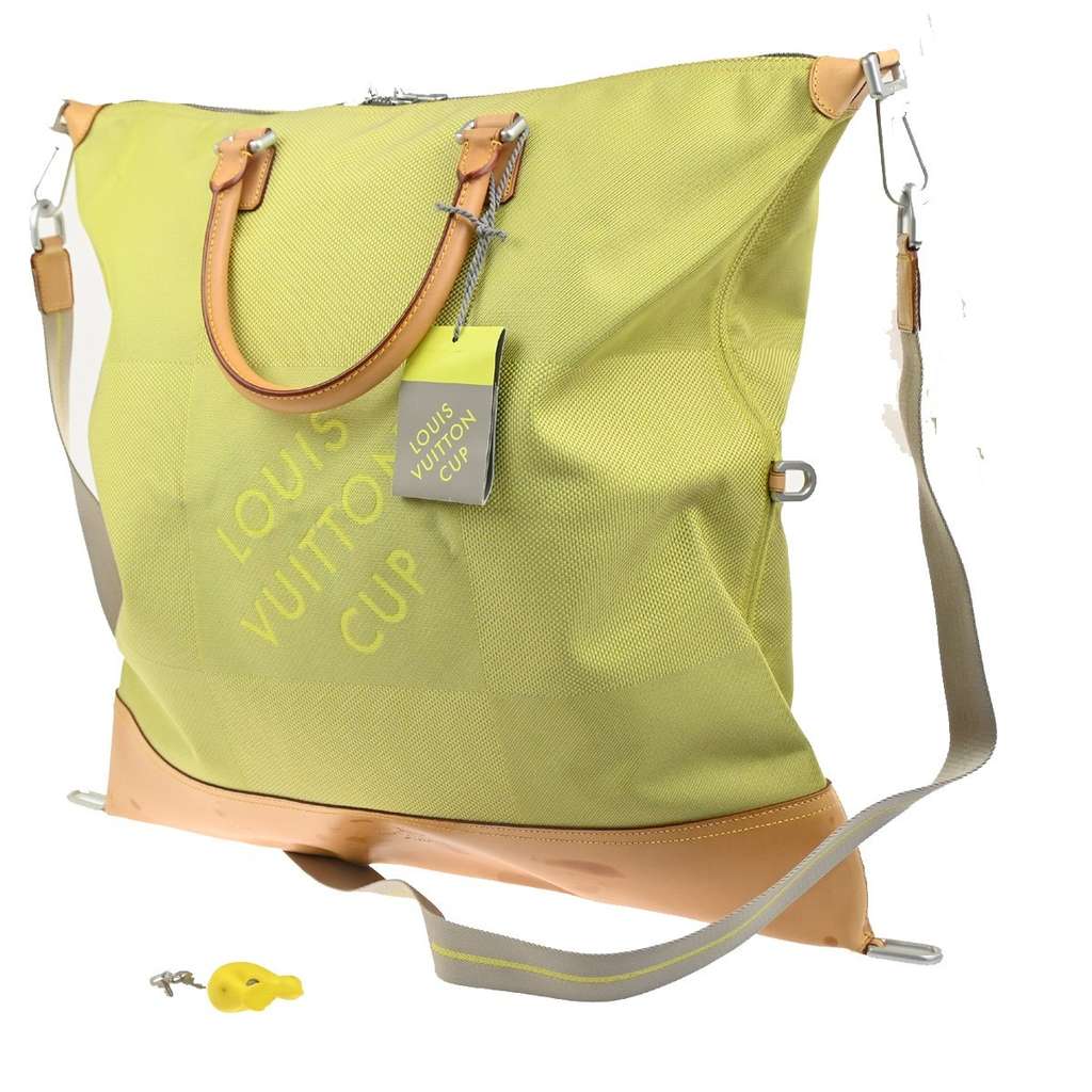 Louis Vuitton Cup Cube Bag Yellow Canvas Good condition - Back View