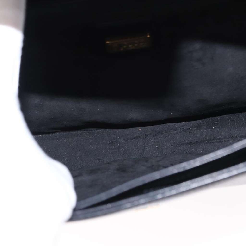 Gucci Vintage Handbag Black Leather Good condition - Box View