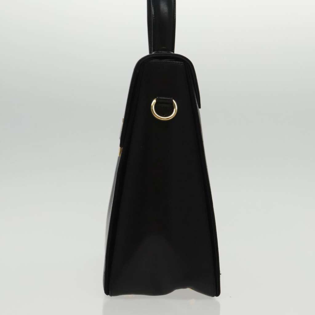 Salvatore Ferragamo Gancini Convertible Top Handle Bag Black Leather Good condition - Inside View