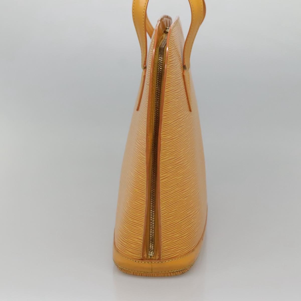 Louis Vuitton Lussac Handbag Yellow Leather Good condition - Inside View