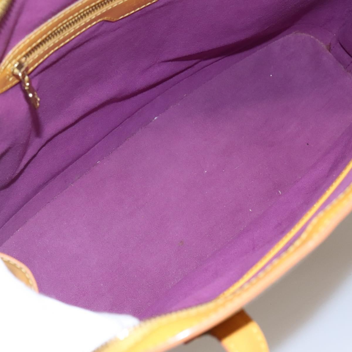 Louis Vuitton Lussac Handbag Yellow Leather Good condition - Box View