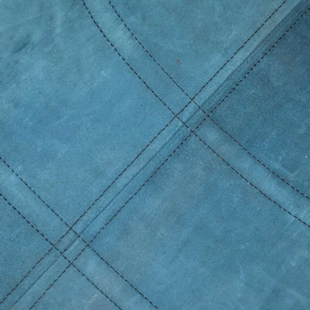 Louis Vuitton Keepall Bag Blue Leather Fair condition - Box View