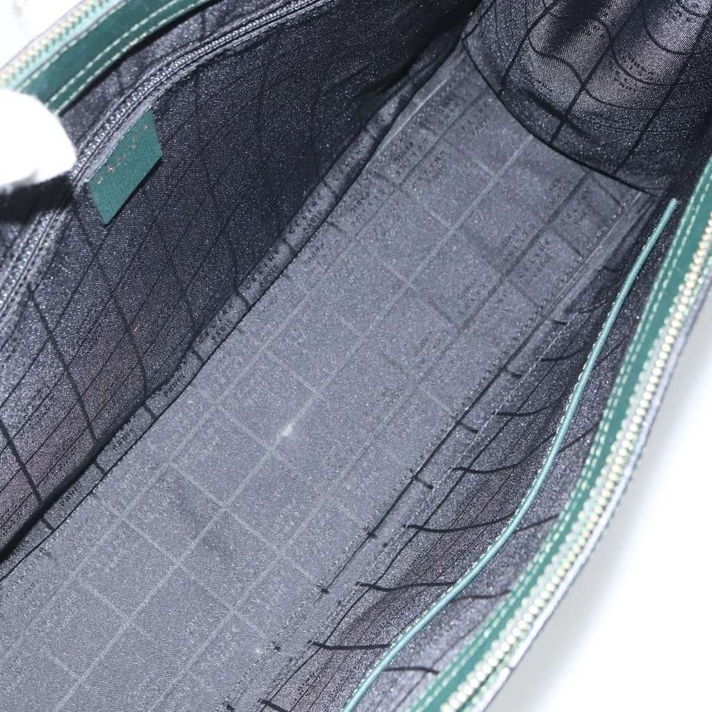 Celine Tote bag Green Leather Good condition - Box View