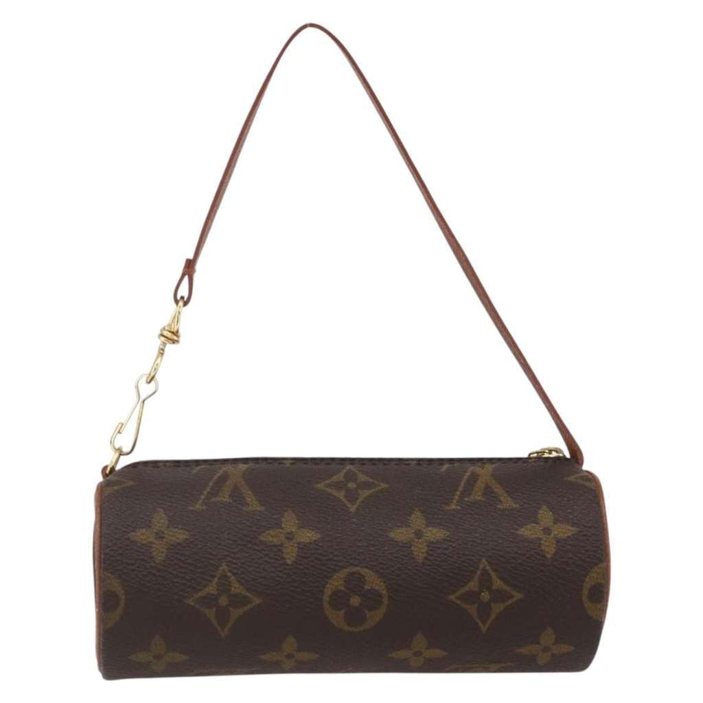 Louis Vuitton Papillon Pochette Brown Canvas Good condition - Back View