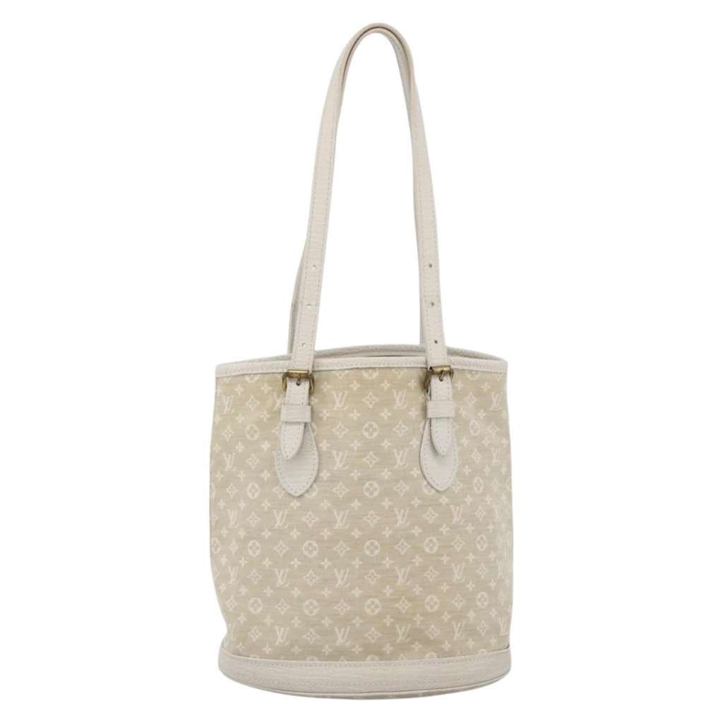 Louis Vuitton Petit Bucket Bag Brown Canvas Fair condition - Back View