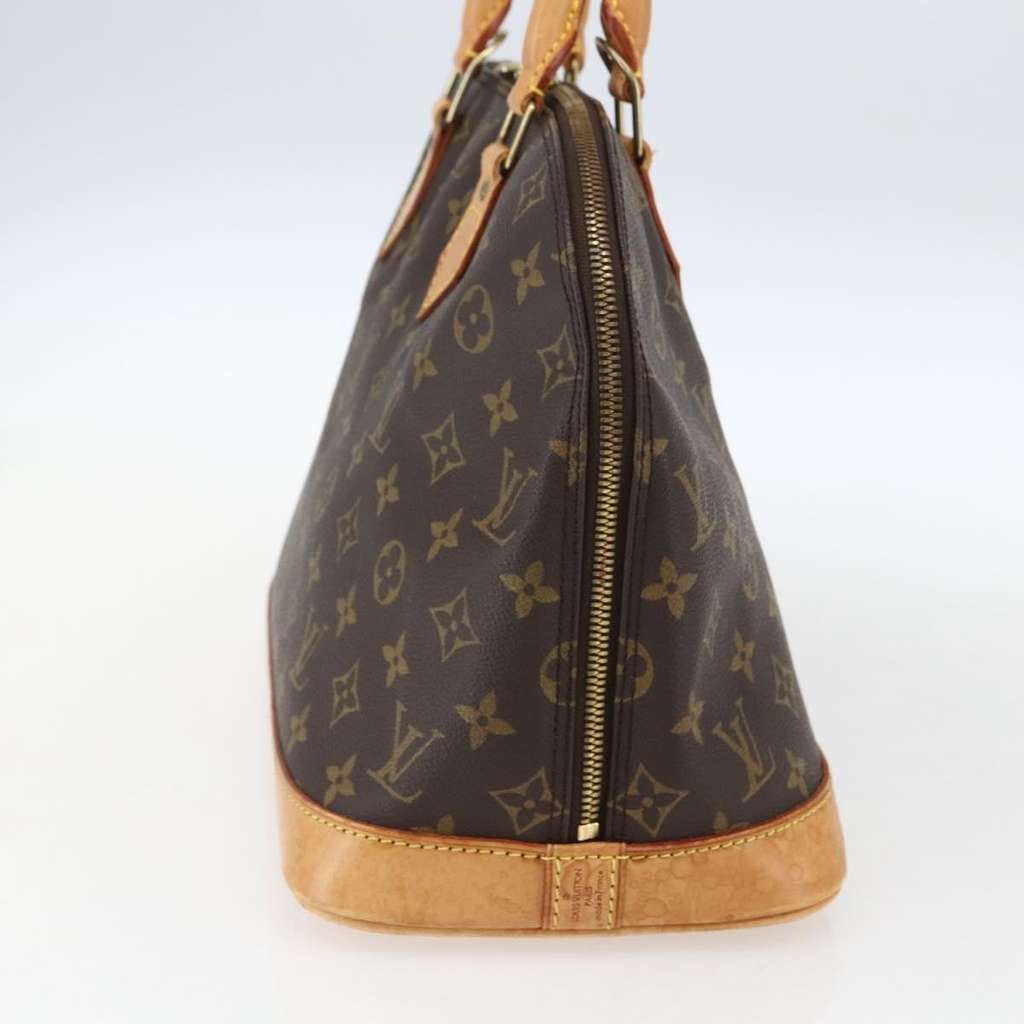 Louis Vuitton Alma Handbag Brown Canvas Fair condition - Model View