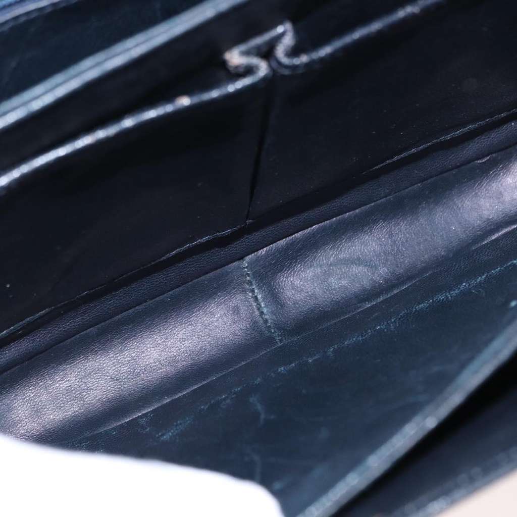 Celine Horse Carriage Shoulder bag Navy Canvas Good condition - Box View