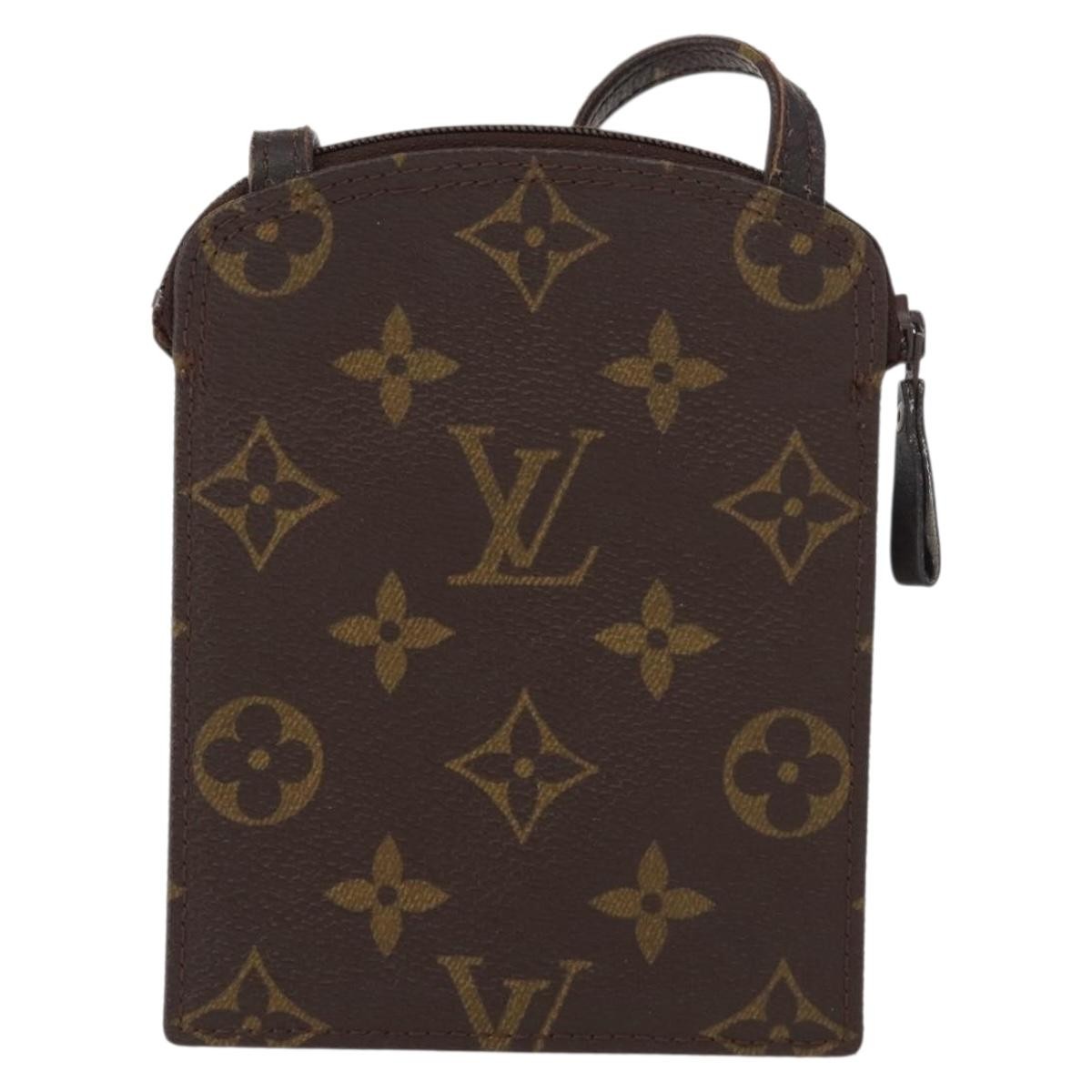 Louis Vuitton Pochette Secret Brown Canvas Good condition - Back View