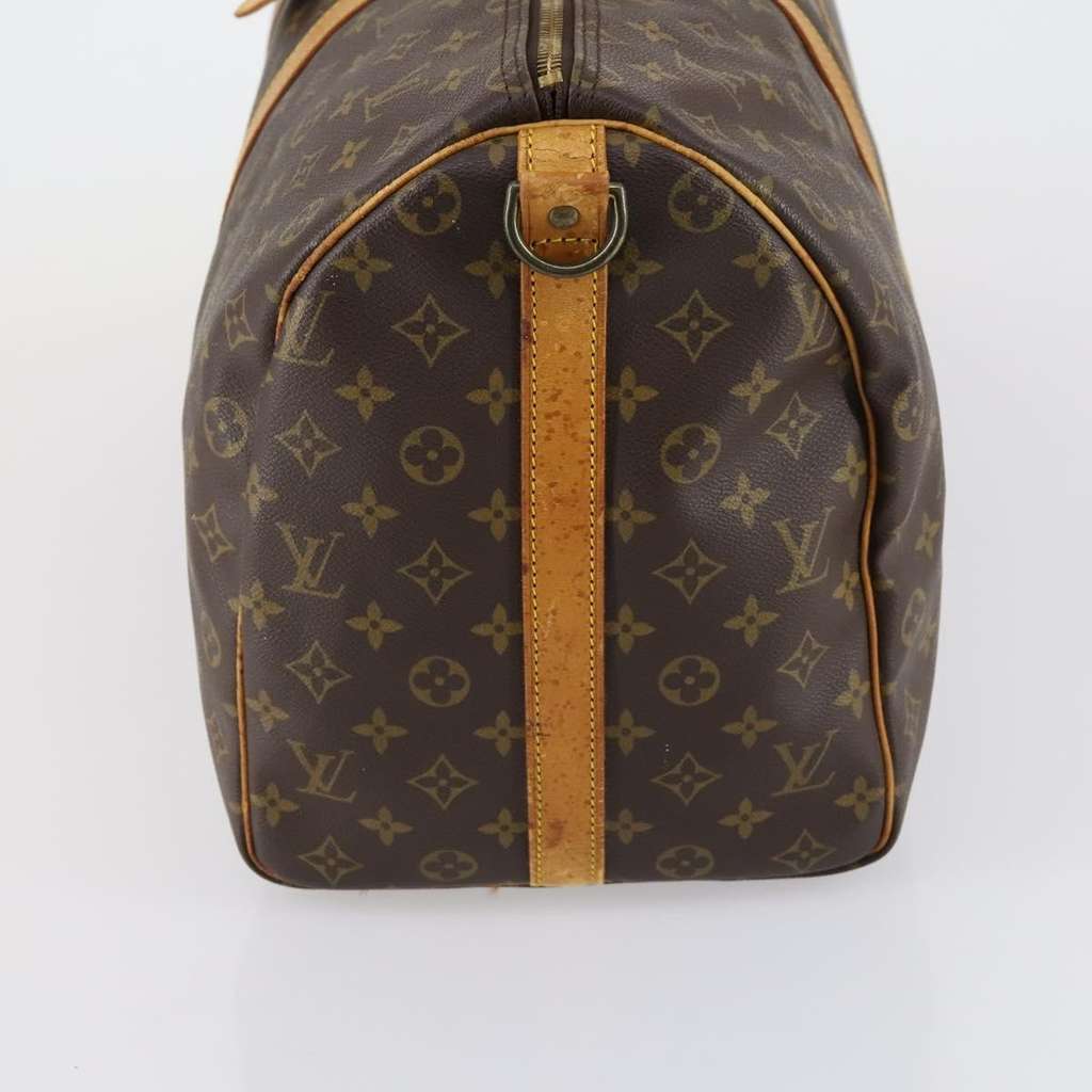 Louis Vuitton Keepall Bandouliere Bag Brown Canvas Fair condition - Inside View