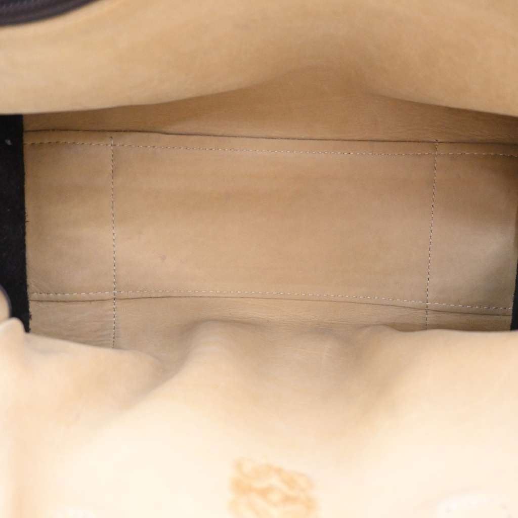 Loewe Amazona Bag Beige Suede Good condition - Box View