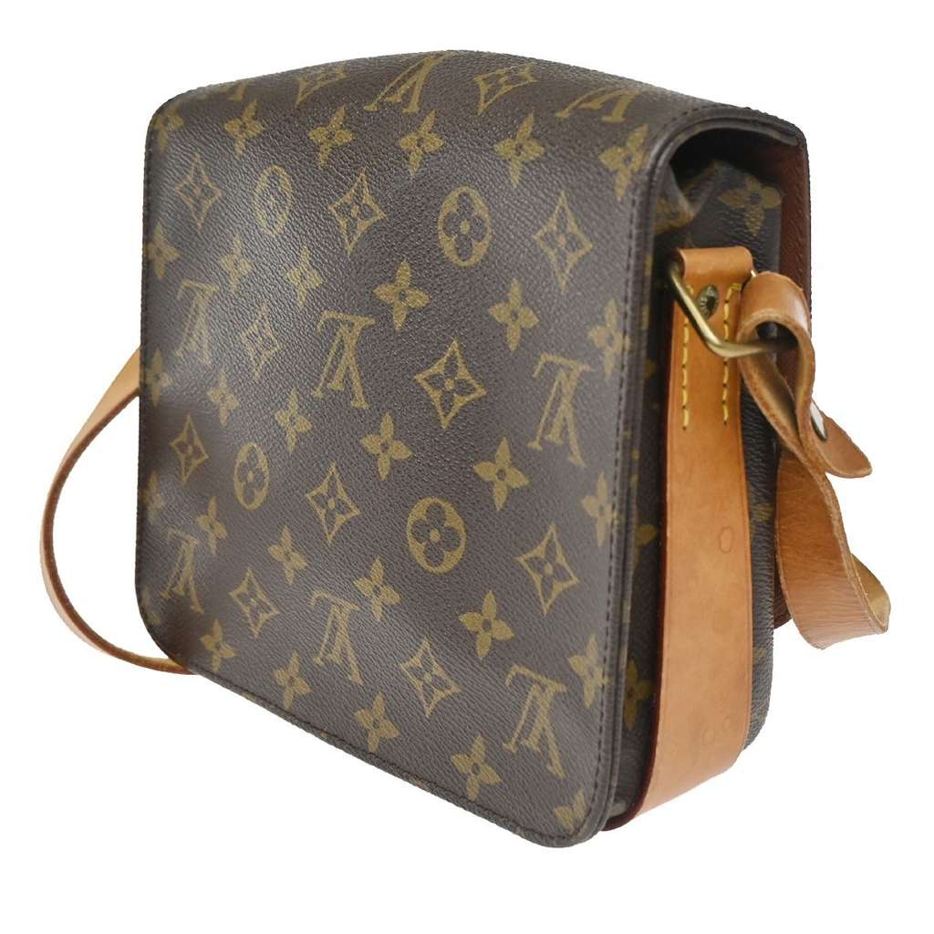 Louis Vuitton Cartouchiere Handbag Brown Canvas Good condition - Model View