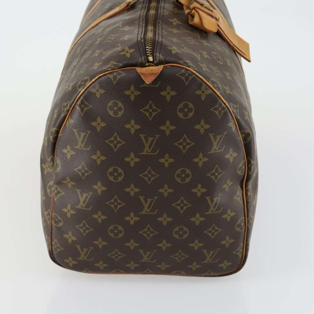 Louis Vuitton Keepall Bag Brown Canvas Good condition - Model View