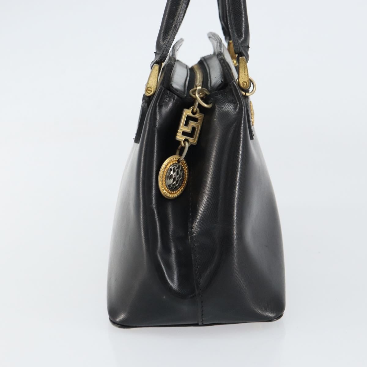 Versace Vintage Handbag Black Leather Good condition - Inside View