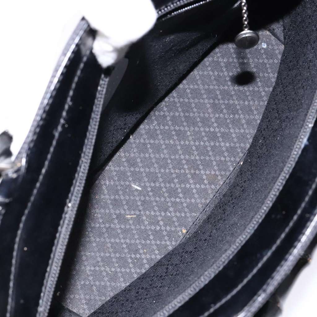 Gucci Vintage Bamboo Handle Bag Black Good condition - Box View