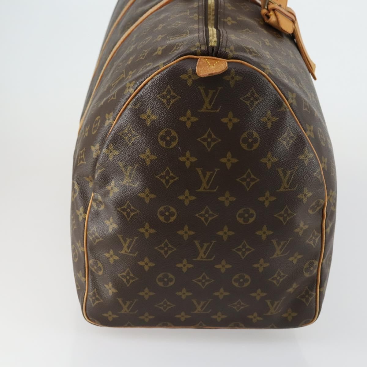 Louis Vuitton Keepall Bag Brown Canvas Fair condition - Model View