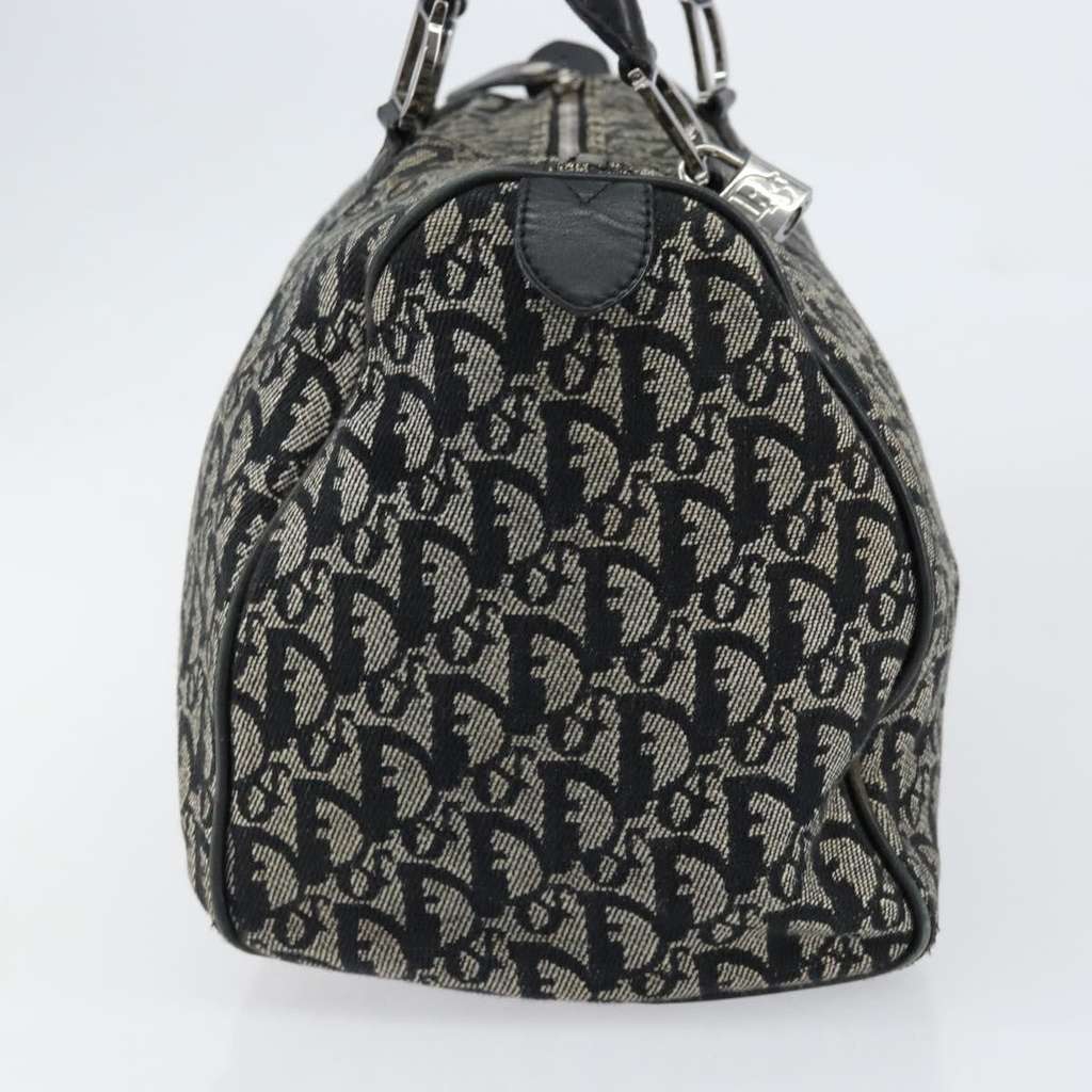 Christian Dior Vintage Trotter Boston Bag Black Canvas Good condition - Inside View