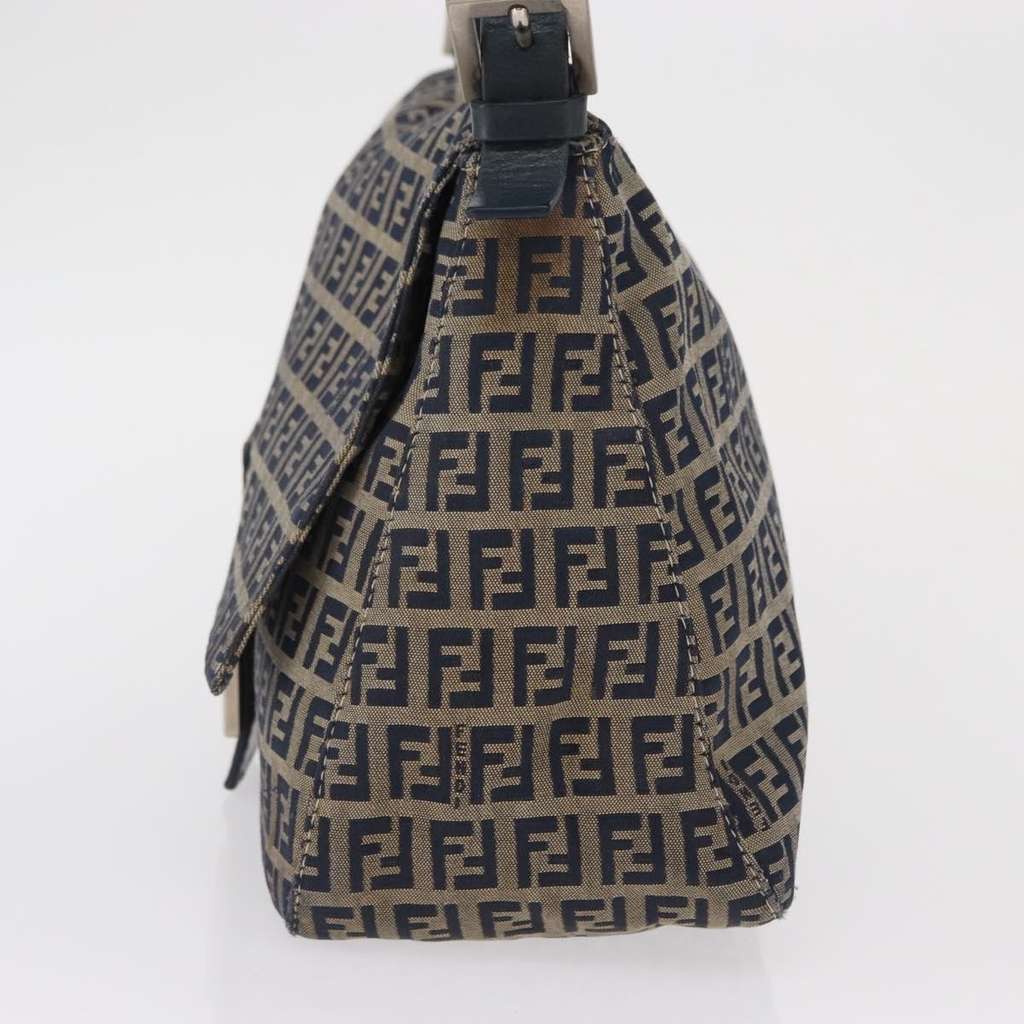 Fendi Mama Forever Bag Navy Canvas Fair condition - Model View